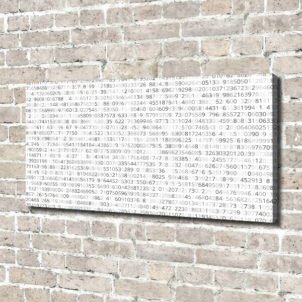 Tableau mural sur toile Code binaire