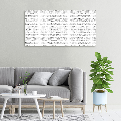 Tableau mural sur toile Code binaire