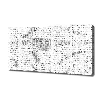 Tableau mural sur toile Code binaire