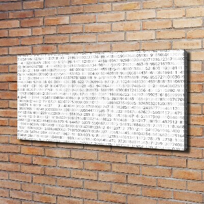 Tableau mural sur toile Code binaire