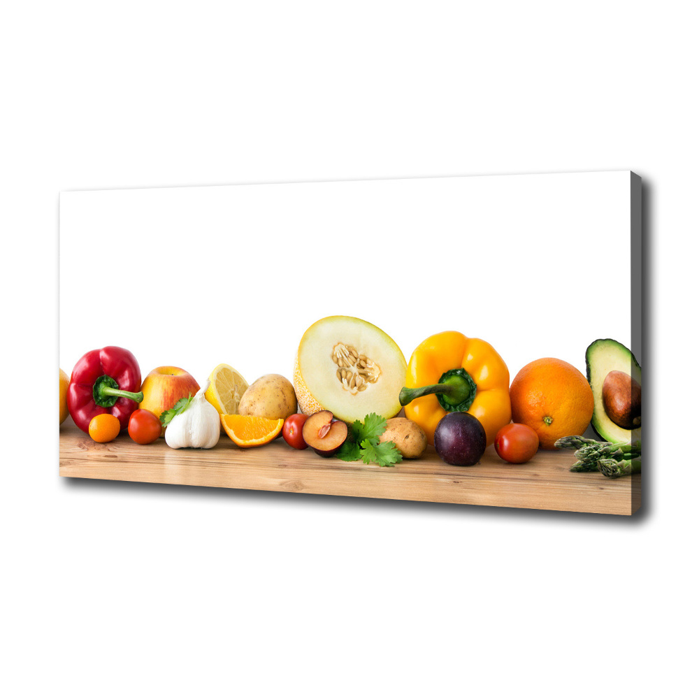 Tableau sur toile Fruits et légumes