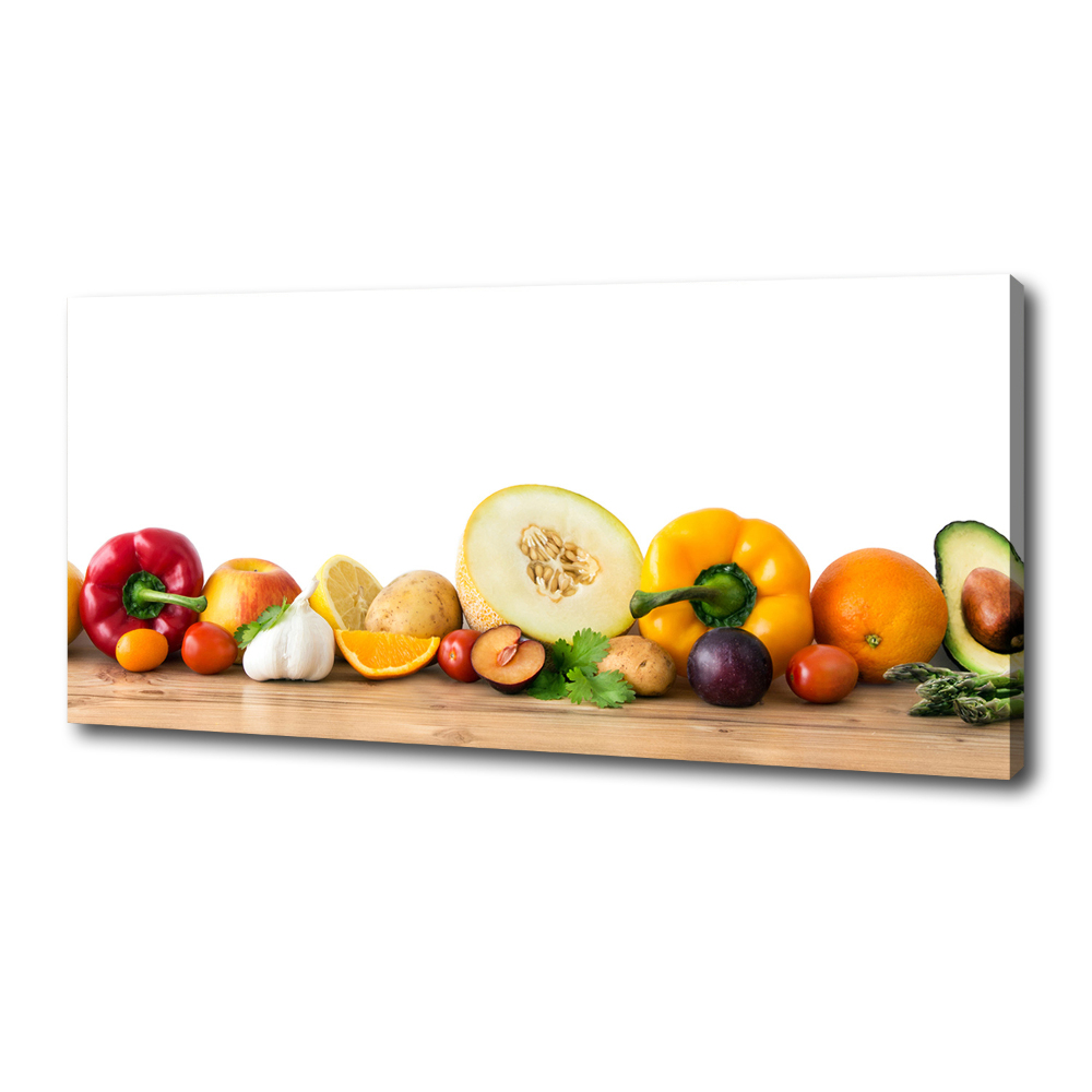 Tableau sur toile Fruits et légumes