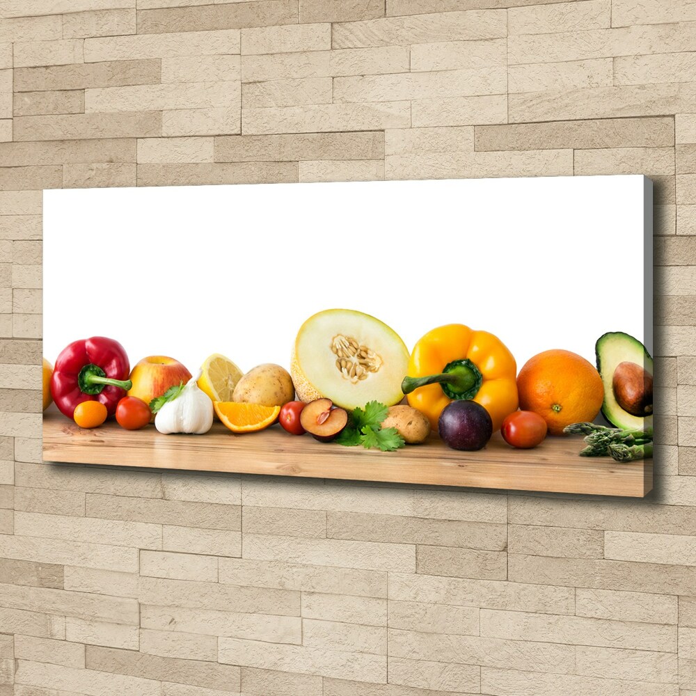 Tableau sur toile Fruits et légumes