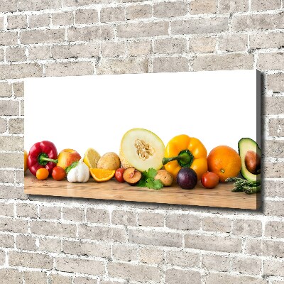 Tableau sur toile Fruits et légumes