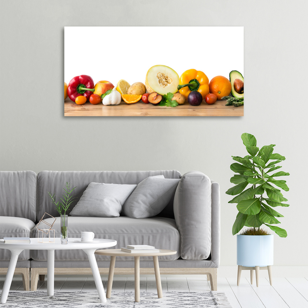 Tableau sur toile Fruits et légumes