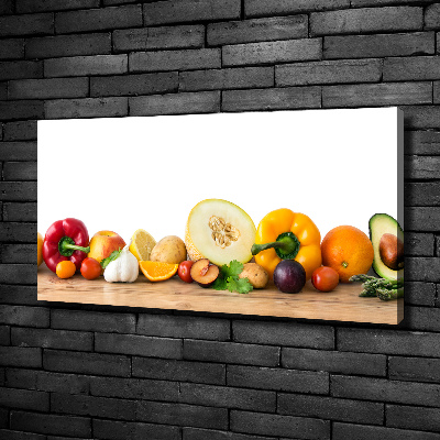 Tableau sur toile Fruits et légumes