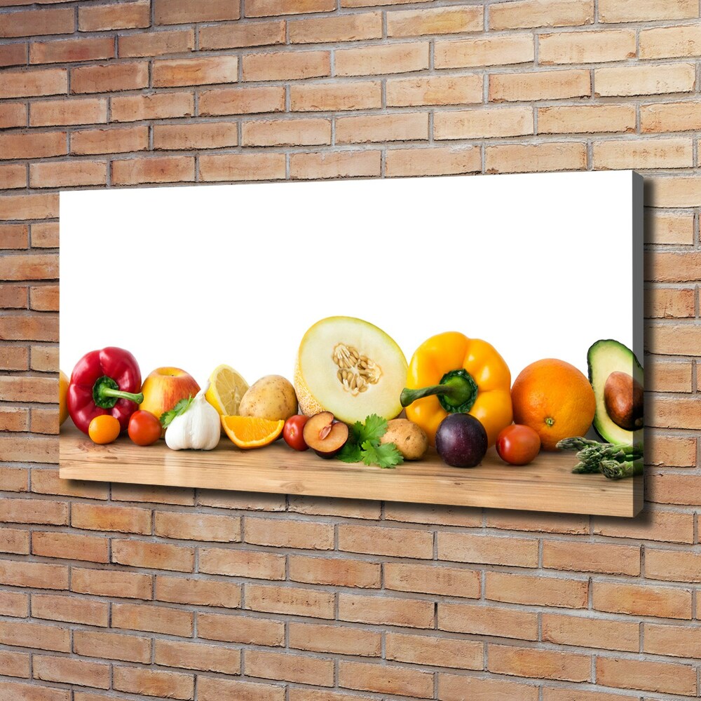 Tableau sur toile Fruits et légumes