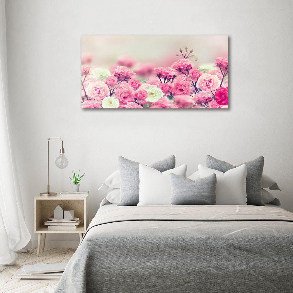 Tableau mural sur toile Fleurs d'églantier