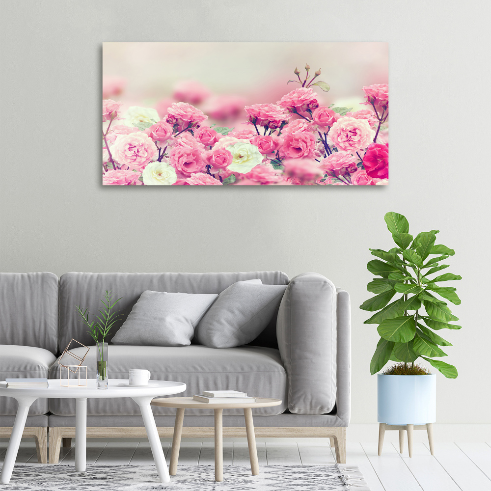 Tableau mural sur toile Fleurs d'églantier