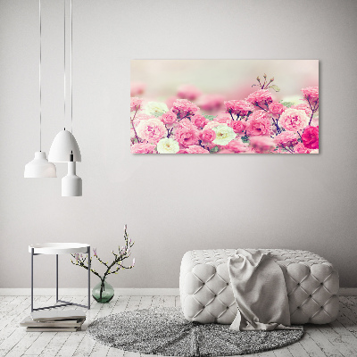 Tableau mural sur toile Fleurs d'églantier