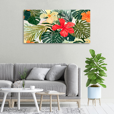 Tableau photo sur toile Fleurs hawaïennes