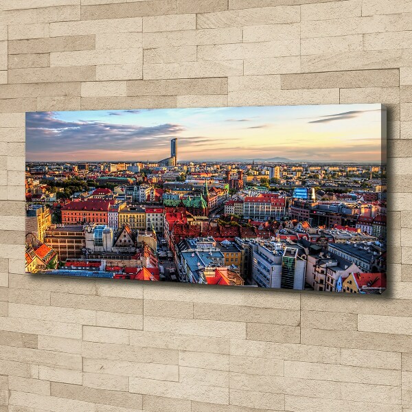 Tableau mural sur toile Panorama de Wrocław