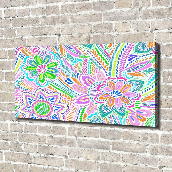 Tableau mural sur toile Une multitude de fleurs