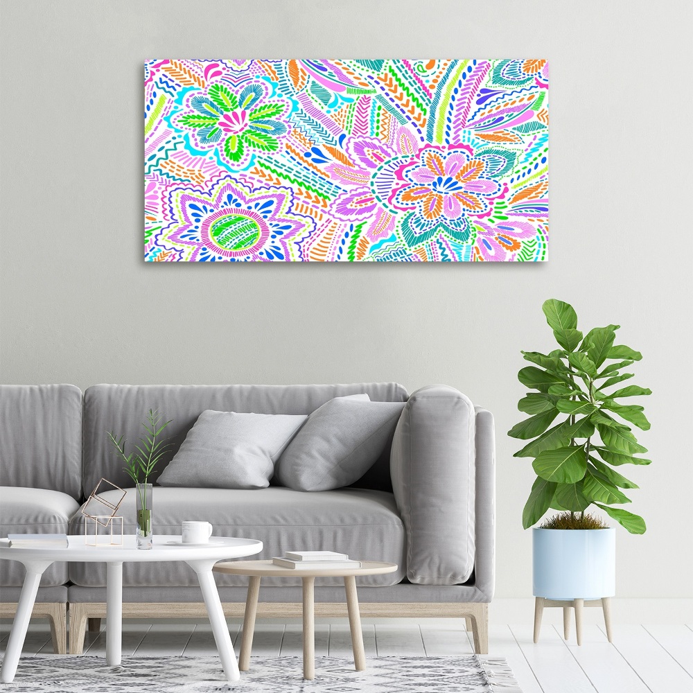 Tableau mural sur toile Une multitude de fleurs