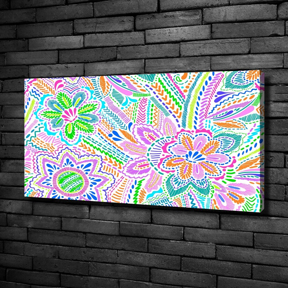 Tableau mural sur toile Une multitude de fleurs