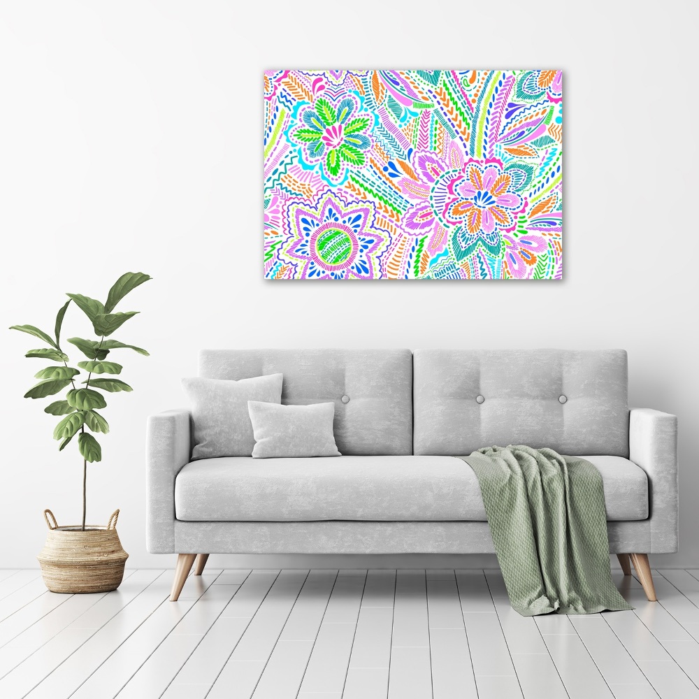 Tableau mural sur toile Une multitude de fleurs