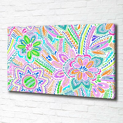 Tableau mural sur toile Une multitude de fleurs