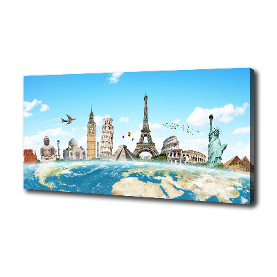 Tableau toile imprimée Monuments du monde