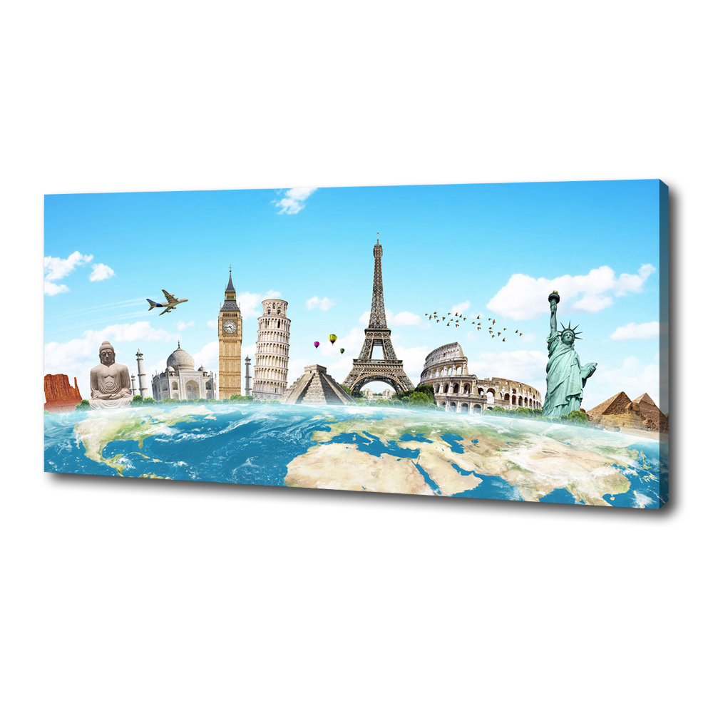 Tableau toile imprimée Monuments du monde