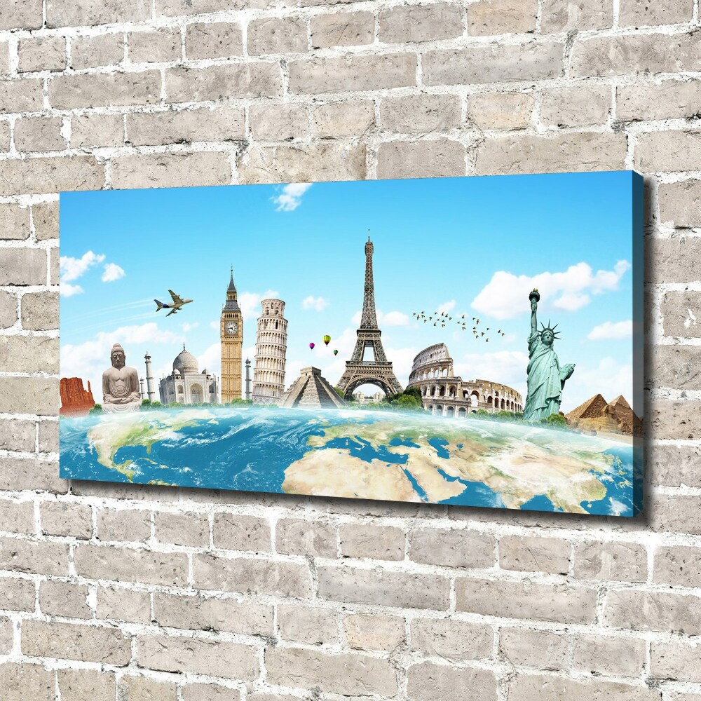 Tableau toile imprimée Monuments du monde