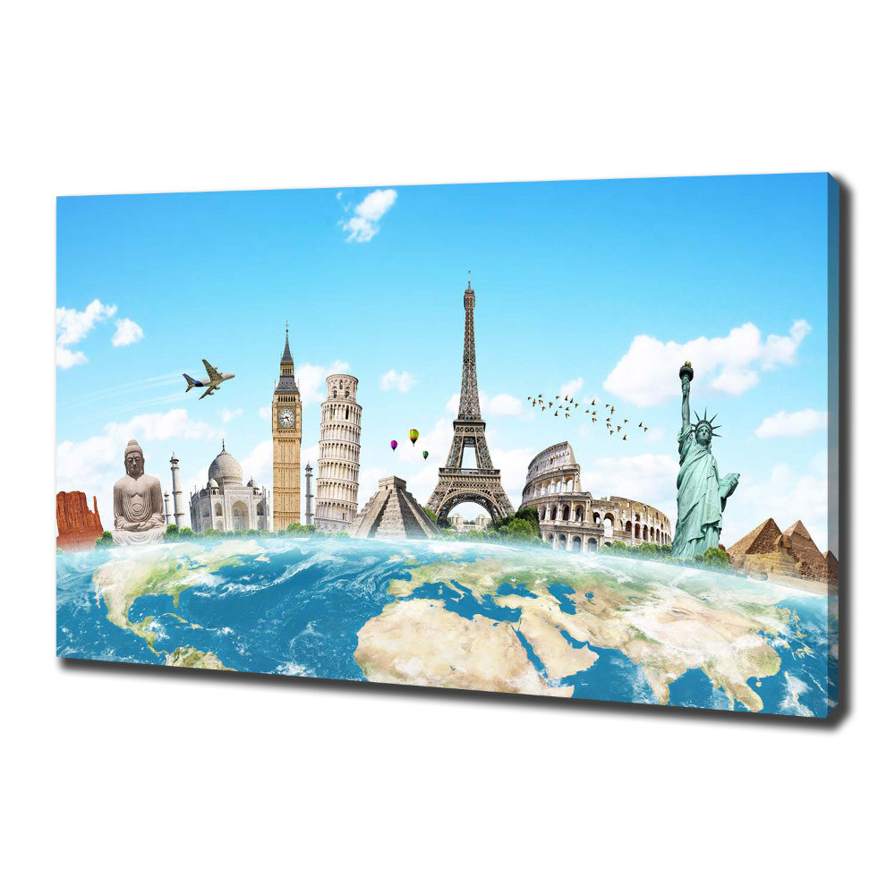 Tableau toile imprimée Monuments du monde