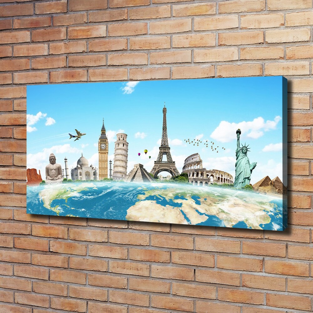 Tableau toile imprimée Monuments du monde