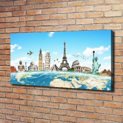 Tableau toile imprimée Monuments du monde