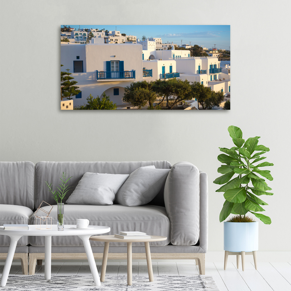 Tableau toile imprimée Mykonos Grèce