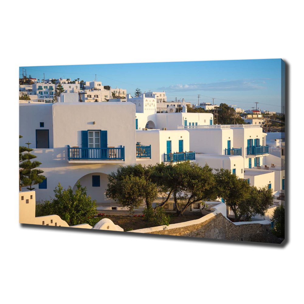 Tableau toile imprimée Mykonos Grèce