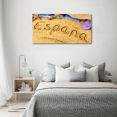 Tableau photo sur toile Inscription en Espagne