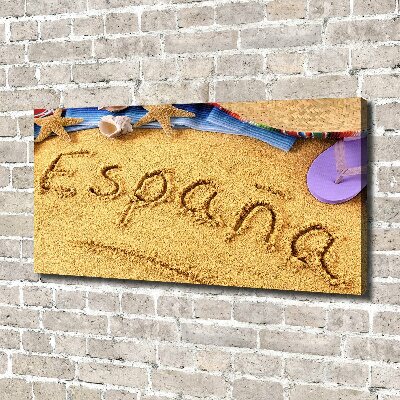 Tableau photo sur toile Inscription en Espagne