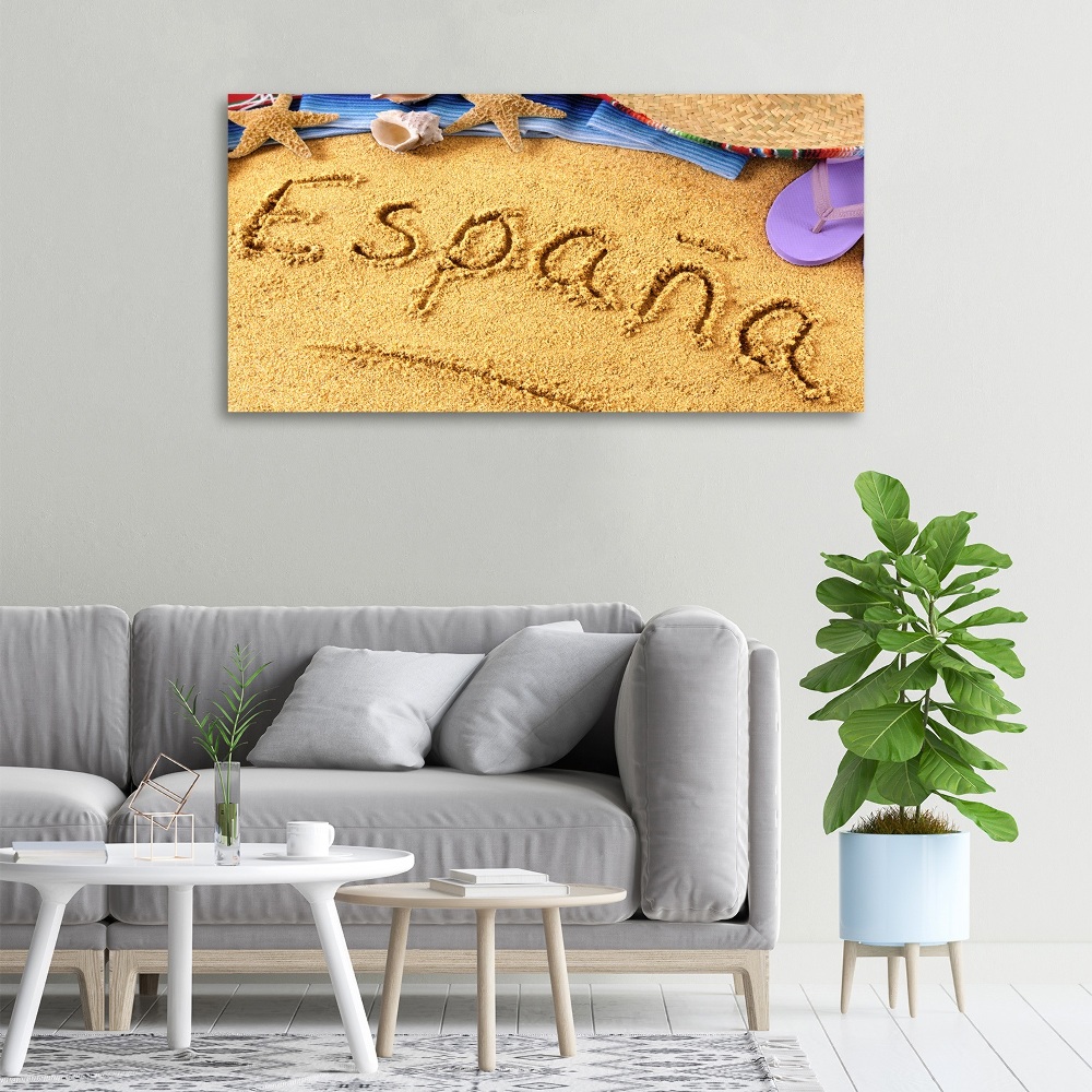 Tableau photo sur toile Inscription en Espagne