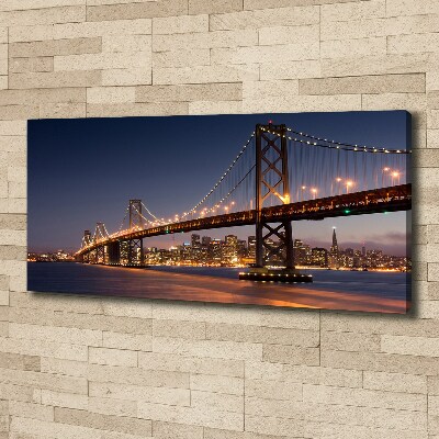 Tableau sur toile Pont de San Francisco