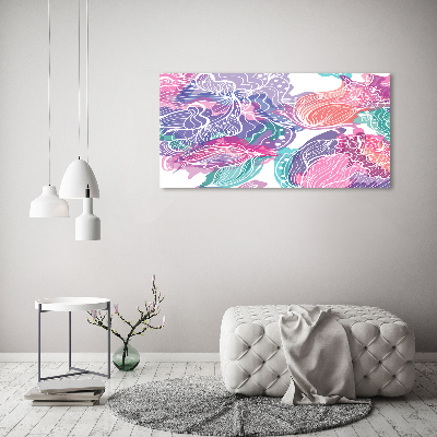 Tableau sur toile Fleurs magiques