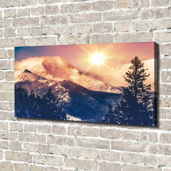 Tableau imprimé sur toile Montagnes du Colorado