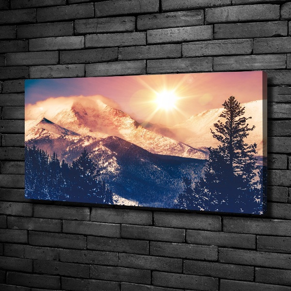 Tableau imprimé sur toile Montagnes du Colorado