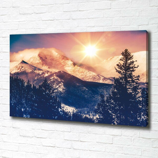 Tableau imprimé sur toile Montagnes du Colorado