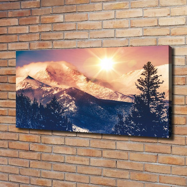 Tableau imprimé sur toile Montagnes du Colorado
