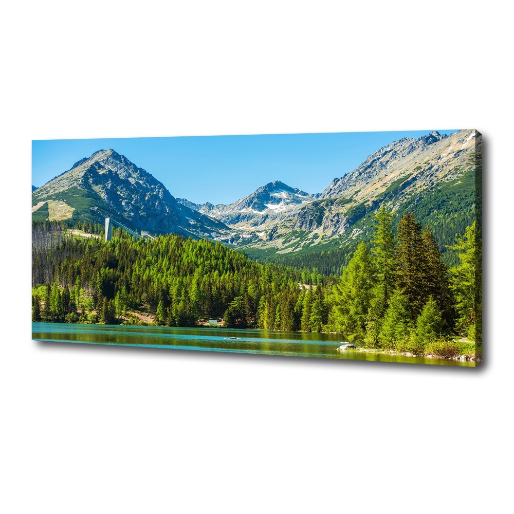 Tableau photo sur toile Lac de montagne