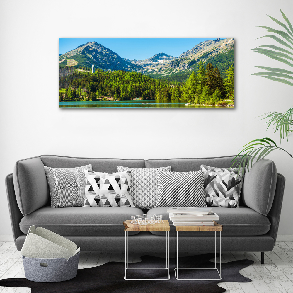 Tableau photo sur toile Lac de montagne