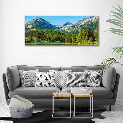 Tableau photo sur toile Lac de montagne