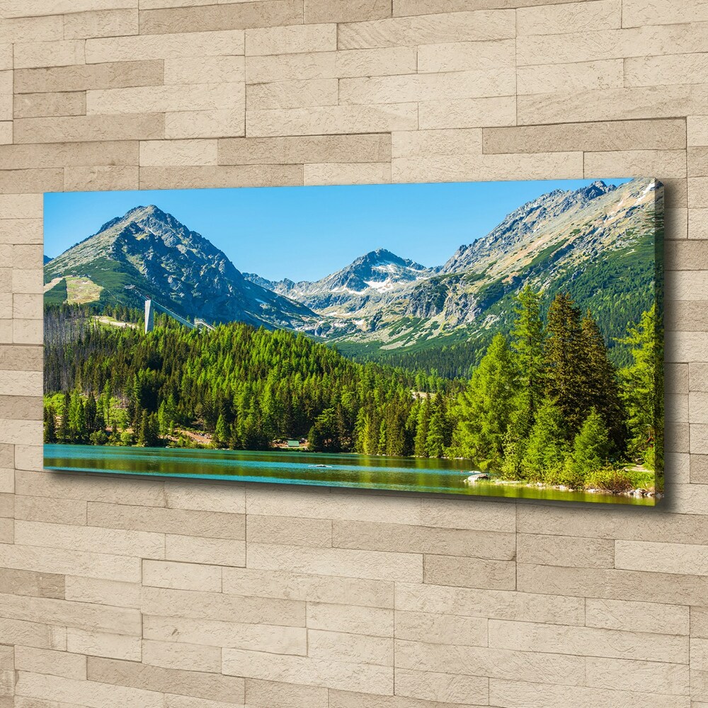 Tableau photo sur toile Lac de montagne