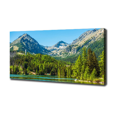 Tableau photo sur toile Lac de montagne