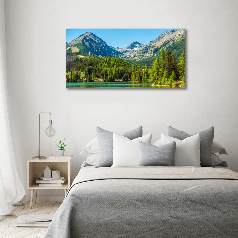 Tableau photo sur toile Lac de montagne