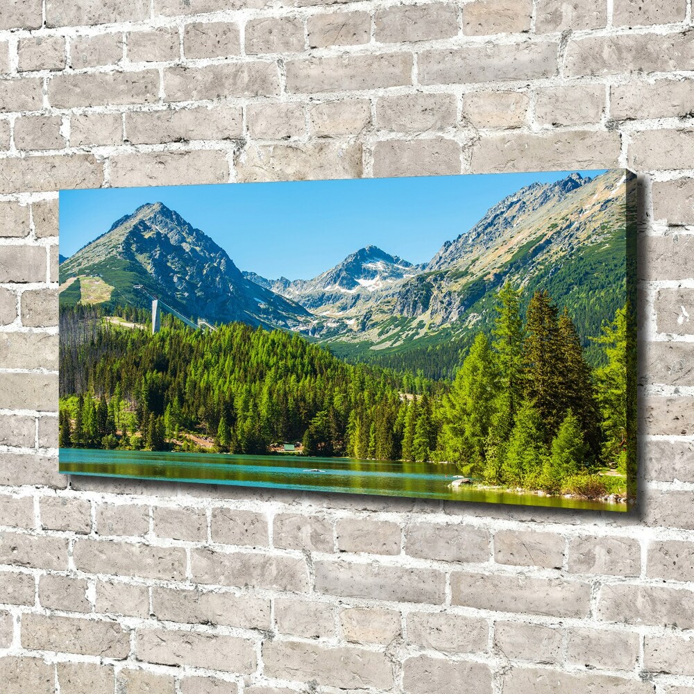 Tableau photo sur toile Lac de montagne