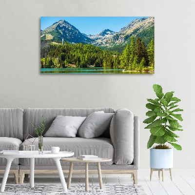 Tableau photo sur toile Lac de montagne