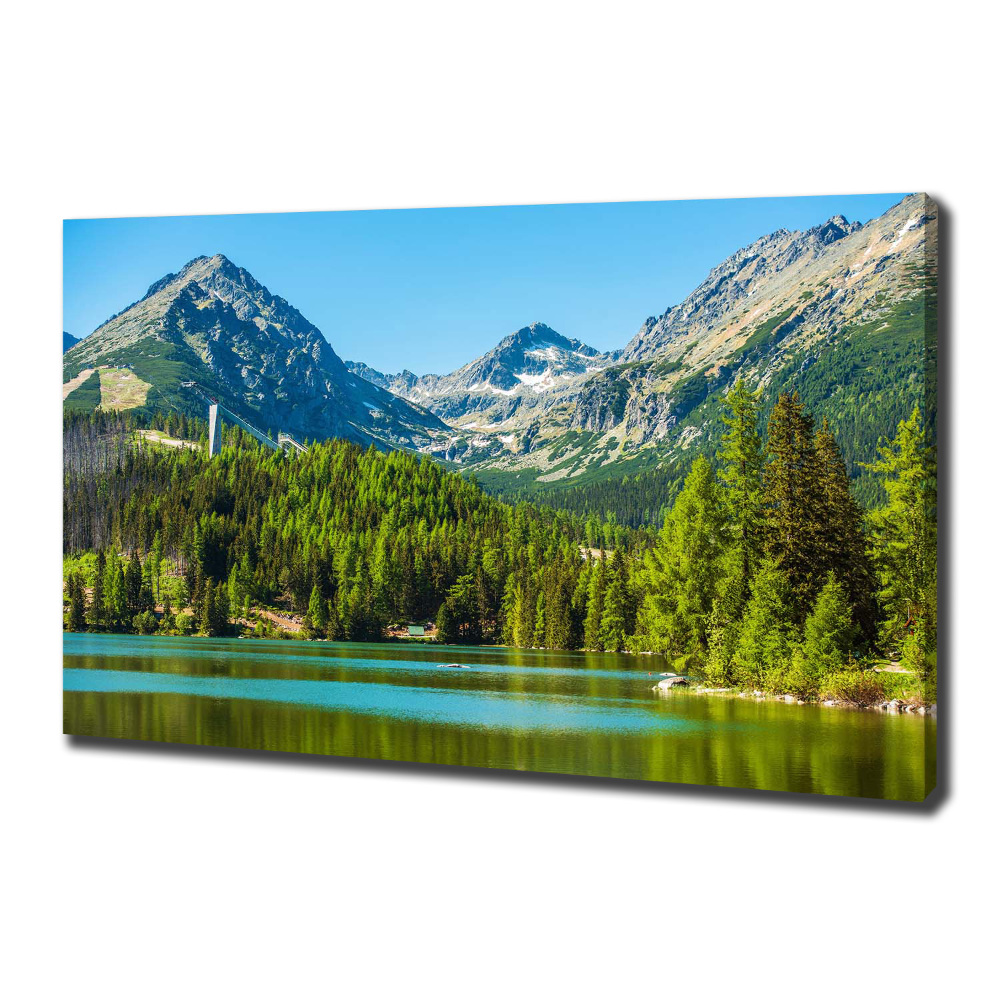 Tableau photo sur toile Lac de montagne