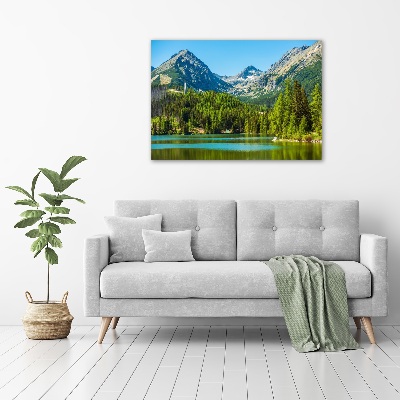 Tableau photo sur toile Lac de montagne