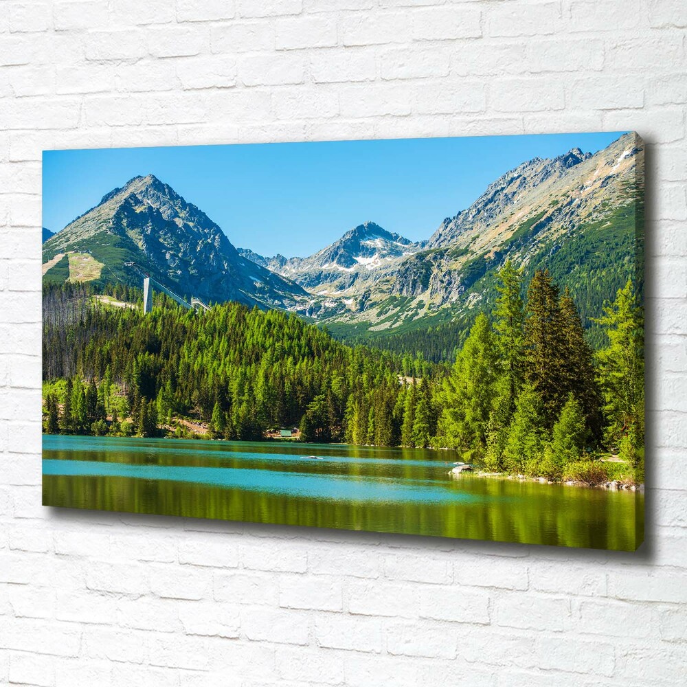 Tableau photo sur toile Lac de montagne