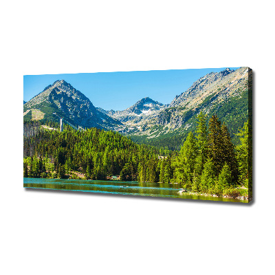 Tableau photo sur toile Lac de montagne